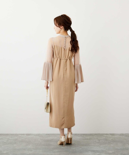 「Dorry Doll」 長袖ワンピース L ピンク レディース_画像8