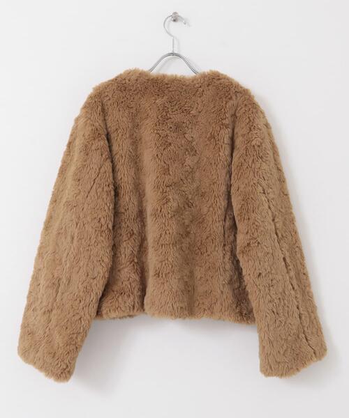 URBAN RESEARCH Sonny Label ノーカラージャケット FREE ベージュ 