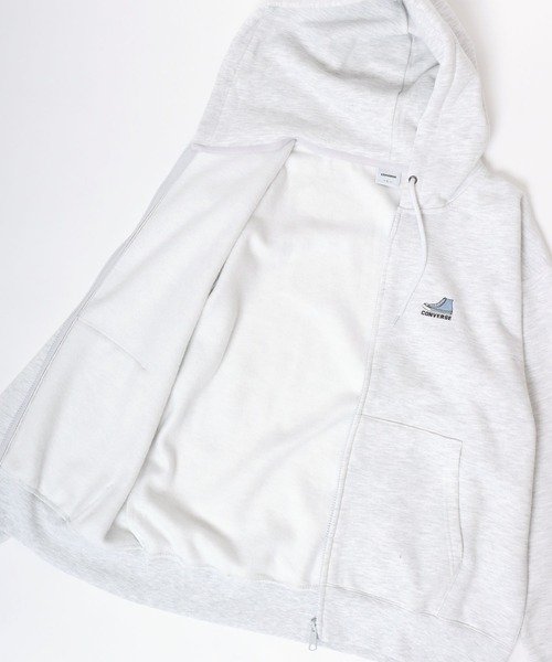 CONVERSE（コンバース） ジップアップパーカー M グレー レディース 