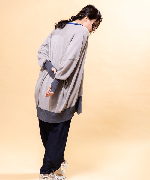 OSMOSIS（オズモーシス） カーゴパンツ アシンメトリータックカーブ