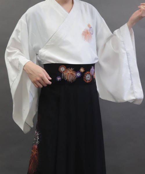 REZEN（リゼン） シャツ 花火刺繍着物シャツ メンズ : ZOZOTOWN Yahoo