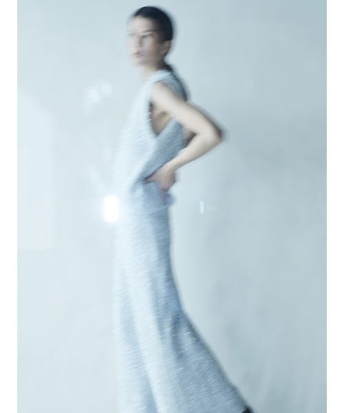 「styling/」 ニットスカート 0 シルバー レディース_画像5