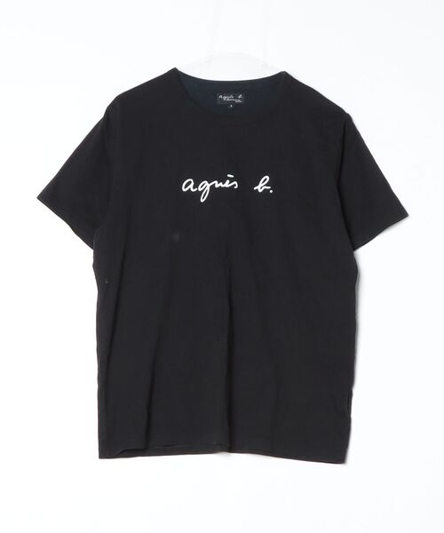 agnes b.（アニエスベー） 半袖Tシャツ 3 ブラック メンズ : ZOZOTOWN