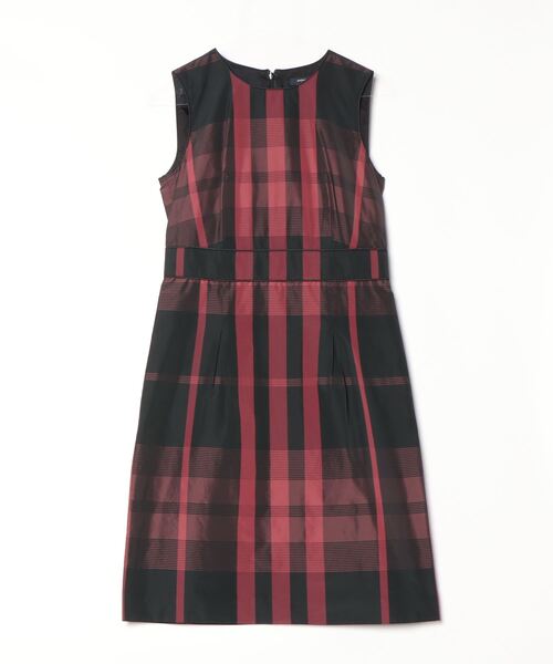 Burberry ノースリーブ ワンピース　XS BURBERRY（バーバリー） ノースリーブワンピース 38 レッド レディース