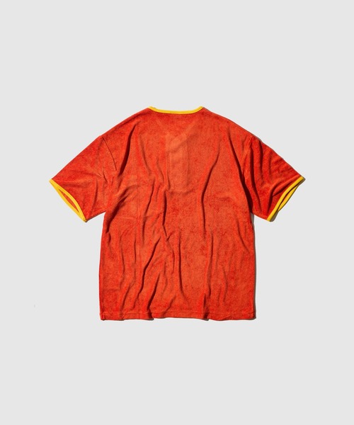 「Healthknit」 半袖Tシャツ L オレンジ メンズ_画像4