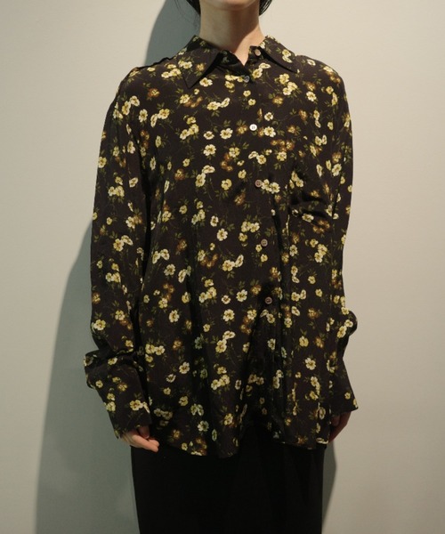 CLANE（クラネ） ブラウス シャツ CLANE MABEL FLOWER SHIRT 