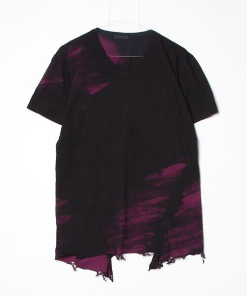 KMRii（ケムリ） tシャツ KMRii/ケムリ/Black Shadow Slash Cut/SS