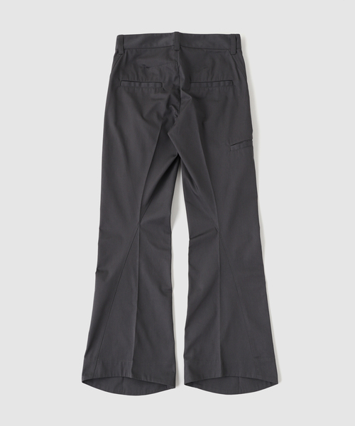 スラックス YUKI HASHIMOTO / ユウキハシモト TWISTED FLARED PANTS