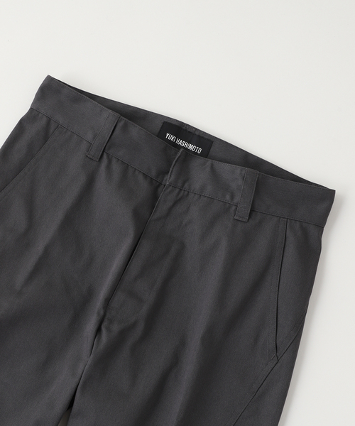 スラックス YUKI HASHIMOTO / ユウキハシモト TWISTED FLARED PANTS