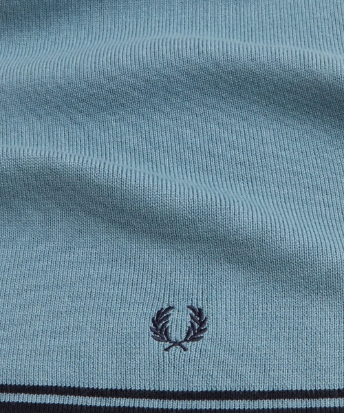 FRED PERRY マフラー Twin Tipped Merino Wool Scarf／ティップ