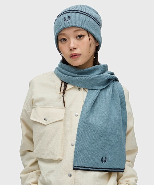 FRED PERRY（フレッドペリー） マフラー Twin Tipped Merino Wool