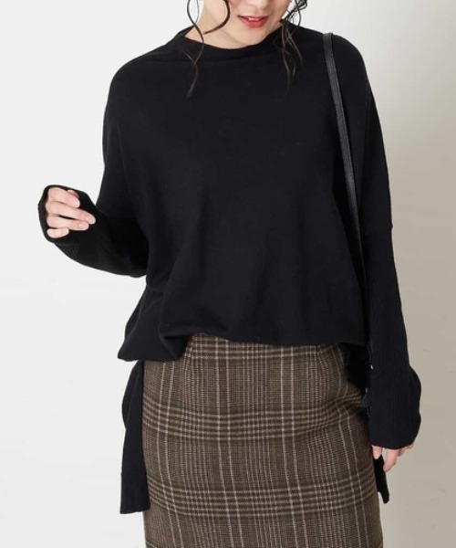 ニット ポンチョ風ニット 楽天市場