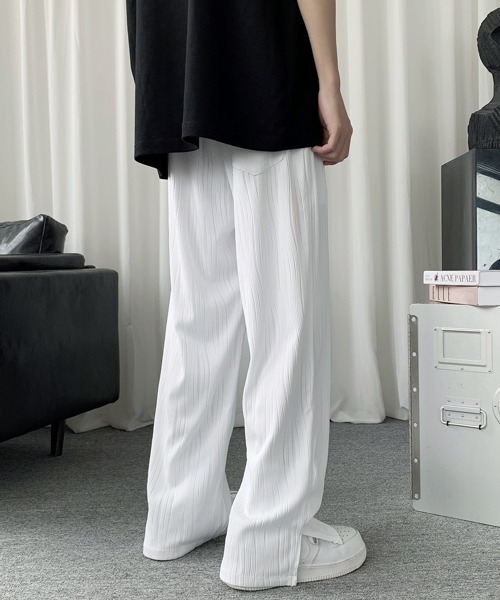 ♡美品♡ アパルトモン　リラックスパンツ　グレー　24SS ♡新品タグ付♡ アパルトモン ウールフレアパンツ 24SS - メルカリ