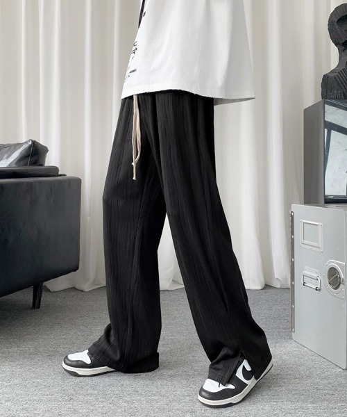 REFLEM サイドラインパンツ BLACK REFLEM サイドラインパンツ BLACK REFLEM サイドラインパンツ BLACK