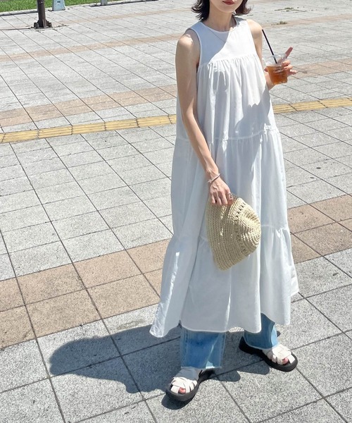 ワンピース アメスリティアードワンピース : ZOZOTOWN Yahoo!店 - 通販