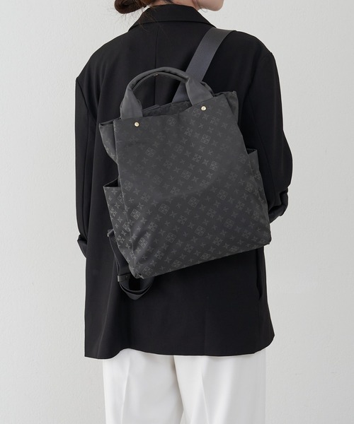 RUSSET 2WAYリュック バッグ 紺色美品 Russet - russet ラシットリュック 2wayショルダー☆新品タグ