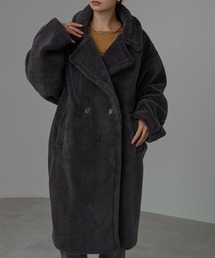 r.（アールドット） ピーコート pコート テディボア ロングコート