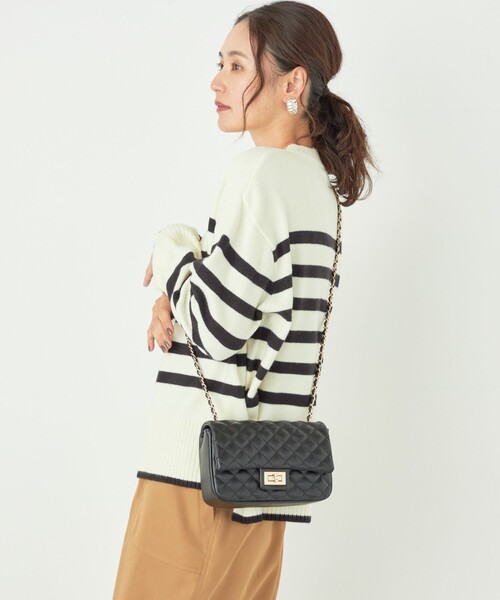 ✨️美品✨️ クレージュ スウェード キルティング ロゴ金具 ハンドバッグ ブラック Web Of Night Bag / ハンドバッグ【KILL STAR】 | Spider Rock Web