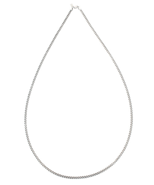アクセサリー JOHNLAWRENCESULLIVAN/SILVER NECKLACE OVAL LINK CHAIN NECKLACE