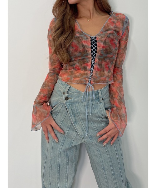 DURAS（デュラス） ブラウス シャツ Original pattern top レディース 