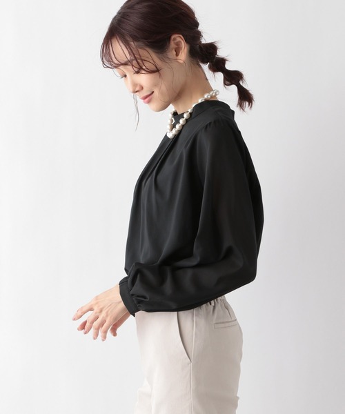 シャツ ブラウス 2WAYスタンドネックブラウス/MATINEE LINE/994004 レディース | GLOBAL WORK | 10