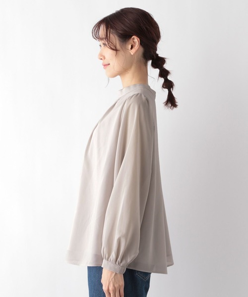 シャツ ブラウス 2WAYスタンドネックブラウス/MATINEE LINE/994004 レディース | GLOBAL WORK | 17