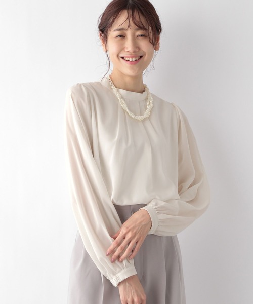シャツ ブラウス 2WAYスタンドネックブラウス/MATINEE LINE/994004 レディース | GLOBAL WORK | 06