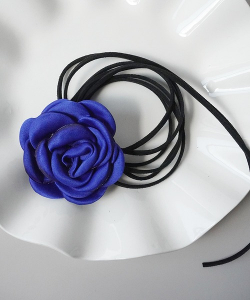【超美品】マリハナフラワー チョーカー8種セットで チョーカー ネックレス アクセサリー フラワーモチーフ 花