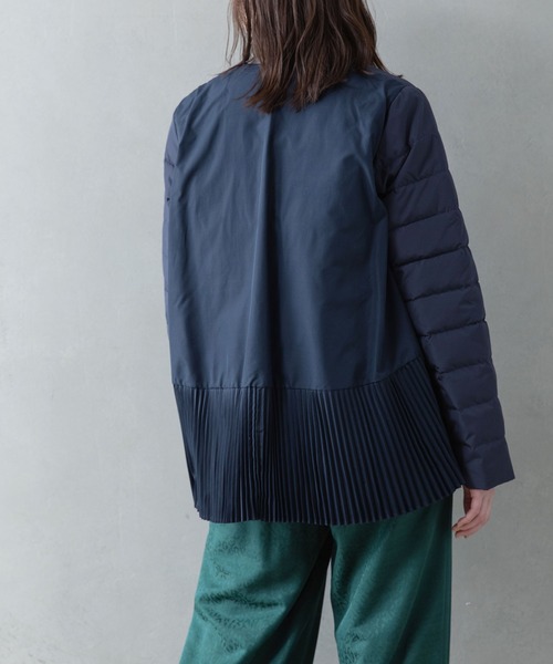 MARECHAL TERRE」 ダウンジャケット MEDIUM ネイビー レディース 