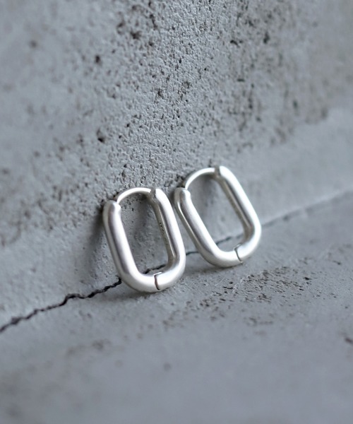 TEN. ピアス SILVER925 オブロングピアス レディース メンズ 