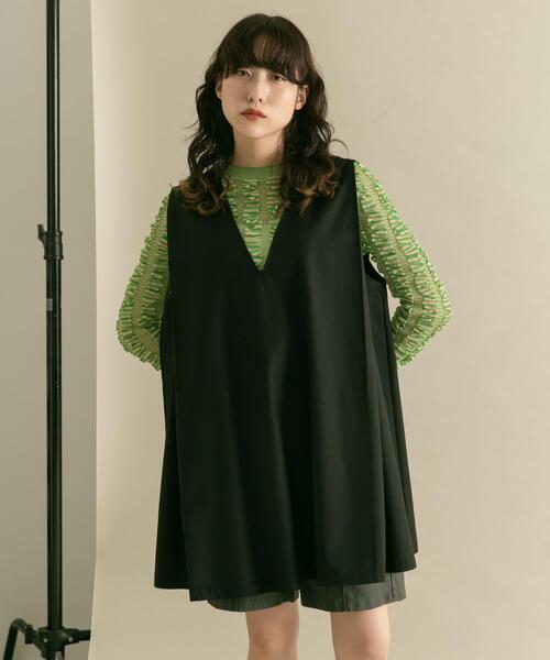 KBF（ケービーエフ） ワンピース ショルダータックミニワンピース