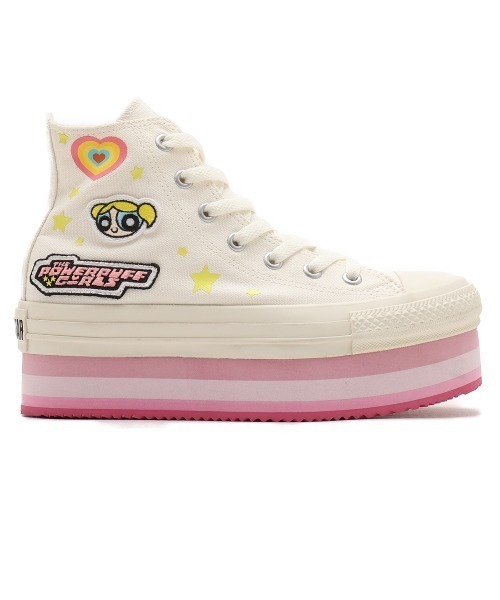 完売確実 CONVERSE ALL STAR CHNKYLINE HI THE POWERPUFF GIRLS Converse All Star CHUNKYLINE HI / THE POWERPUFF GIRLS