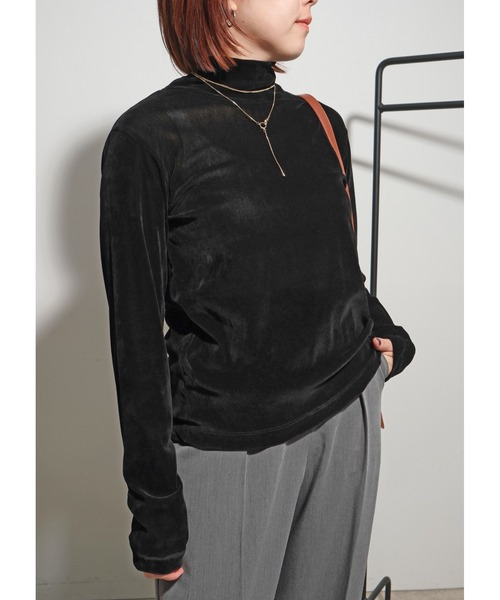 tシャツ チュールフロッキーＴＯＰＳ レディース palm RICHE tシャツ チュールフロッキーTOPS レディース