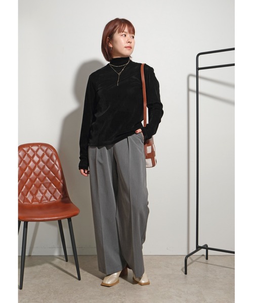 tシャツ チュールフロッキーＴＯＰＳ レディース palm RICHE tシャツ チュールフロッキーTOPS レディース