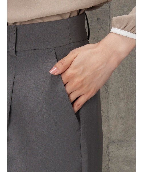 ☆25SS☆ダブルプリーツワイドパンツ/RECTO☆ Re:EDIT スラックス パンツ 「販売枚数6.6万枚突破