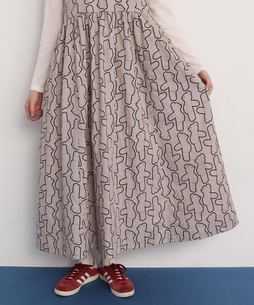 ワンピース Bear pattern check ワンピース レディース : 86216695 