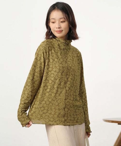 tシャツ タートルネック刺繍シアートップス レディース : ZOZOTOWN