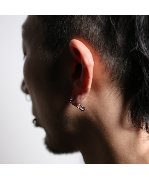 Jam home made 安全ピンダイヤモンドピアスXS-ブラック/片耳 JAM HOME MADE ピアス 安全ピン ブラック ダイヤモンド XS