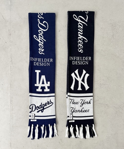 MLB マフラー ストール MLB(エムエルビー)/MLB TEAM MUFF チームロゴ