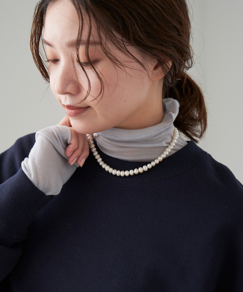 IENA ネックレス MAYU/マユ PEARL NECKLACE40cm レディース
