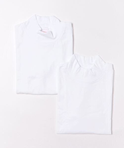 tシャツ UNIVERSAL OVERALL / WIDE HEAVY 2P PACKS HIGH NECK TEE / UVOP-008 レディース