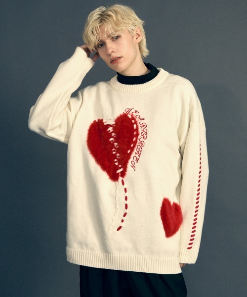 ニット セーター Jolie Logo Sweater ニット セーター レディース セール】Jolie Logo Sweater ニット セーター（ニット/セーター