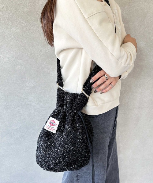 キャバン CaBan 花柄 バッグ 巾着 ハンド カバン ショルダー　ミニ キャバン CaBan 花柄 バッグ 巾着 ハンド カバンの通販 by 古着