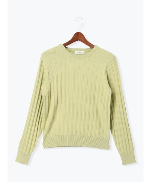 ニット セーター ラメ混ウールゆるニット レディース Te chichi TERRASSE ニット セーター ラメ混プリーツ編みニット