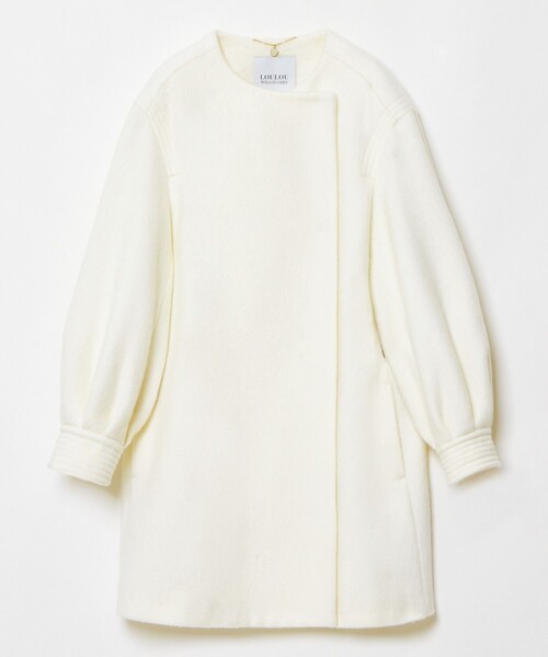 ルルウィルビー　キッドモヘヤシャギーコート　M ブラック trim_ofalv_item35374904a33e11e