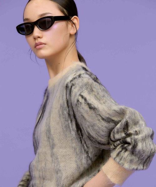 ニット セーター DIMENSION MOHAIR KNIT  / ディメンションモヘアニット レディース THINGS THAT MATTER ニット セーター DIMENSION MOHAIR KNIT