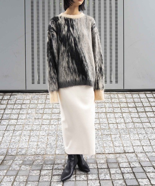 ニット セーター DIMENSION MOHAIR KNIT  / ディメンションモヘアニット レディース THINGS THAT MATTER ニット セーター DIMENSION MOHAIR KNIT