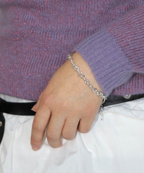 whoseA（フーシー） ブレスレット 「silver925」TwistchainBracelet