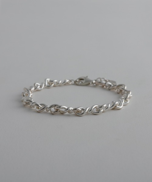 ブレスレット 「silver925」TwistchainBracelet/ツイストチェーンブレスレット レディース メンズの画像