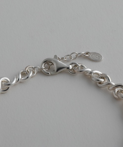 ブレスレット 「silver925」TwistchainBracelet/ツイストチェーンブレスレット レディース メンズの画像